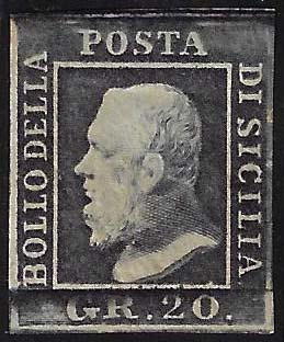 1859 - 20 grana ardesia violaceo ... 