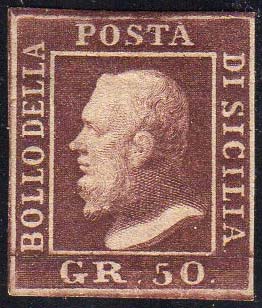 1859 - 50 grana cioccolato (14a), ... 