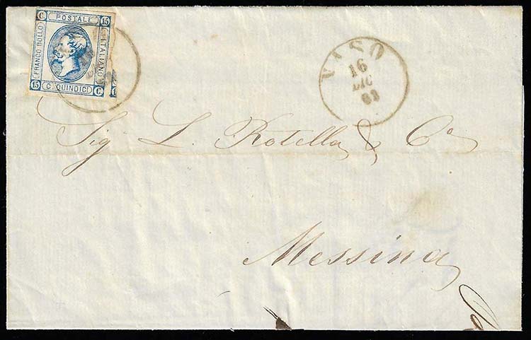 1863 - 15 cent. Litografico, I ... 