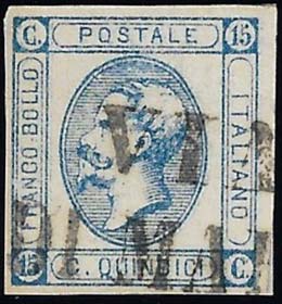 1863 - 15 cent. Litografica, I ... 