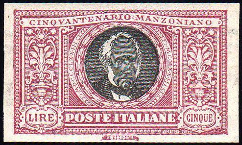 1923 - 5 lire Manzoni, non ... 