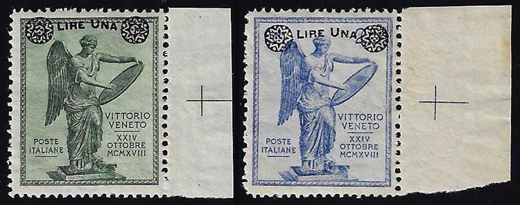 1924 - 1 lira su 5 cent., 1 lira ... 