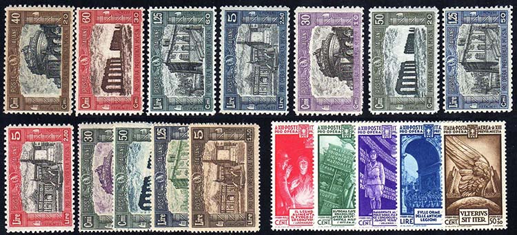 1926/35 - Milizia, le quattro ... 