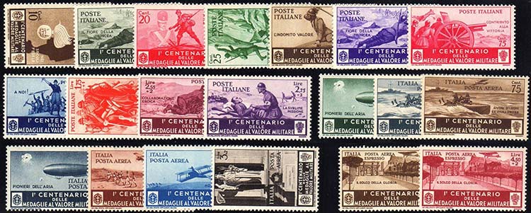 1934 - Medaglie al valore ... 