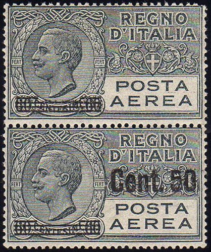 1927 - 50 cent. su 60 cent., ... 