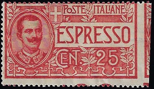1903 - 25 cent., non dentellato a ... 