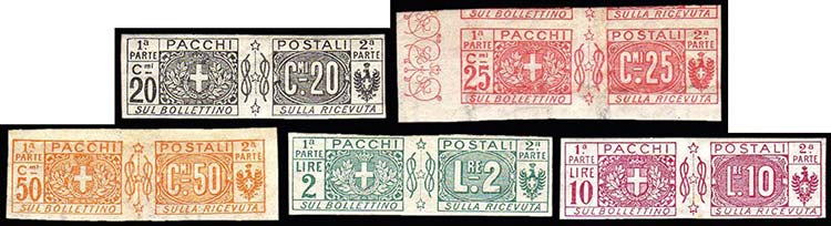 1914 - 20 cent., 25 cent., 50 ... 