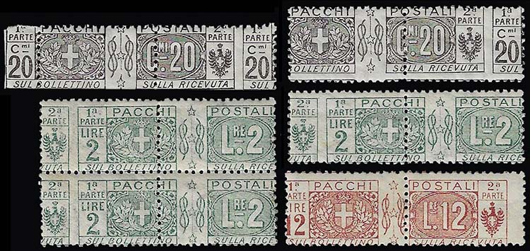 1914 - 20 cent., due esemplari, 2 ... 