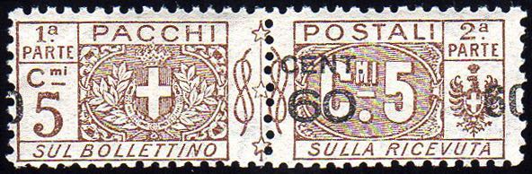1923 - 60 cent. su 5 cent., ... 