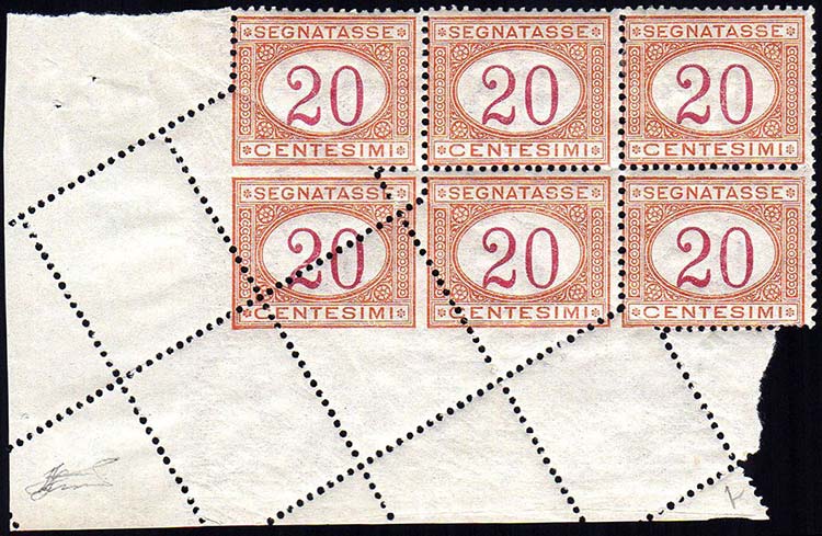 1890 - 20 cent. arancio e carmnio ... 