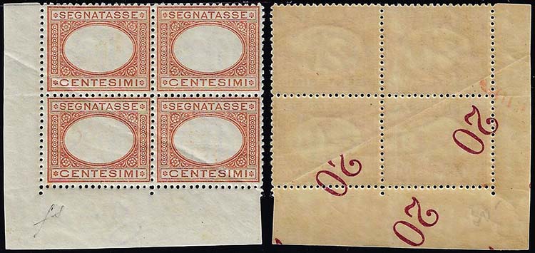 1894 - 20 cent. arancio e ... 