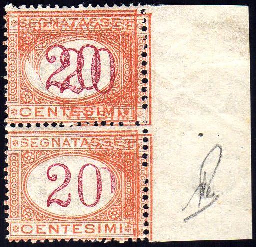 1890 - 20 cent. arancio e ... 