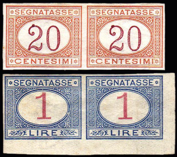 1890 - 20 cent. arancio e ... 