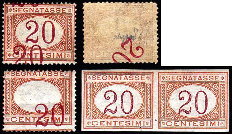 1890 - 20 cent. arancio e ... 