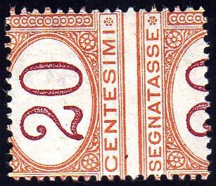 1890 - 20 cent. arancio e ... 