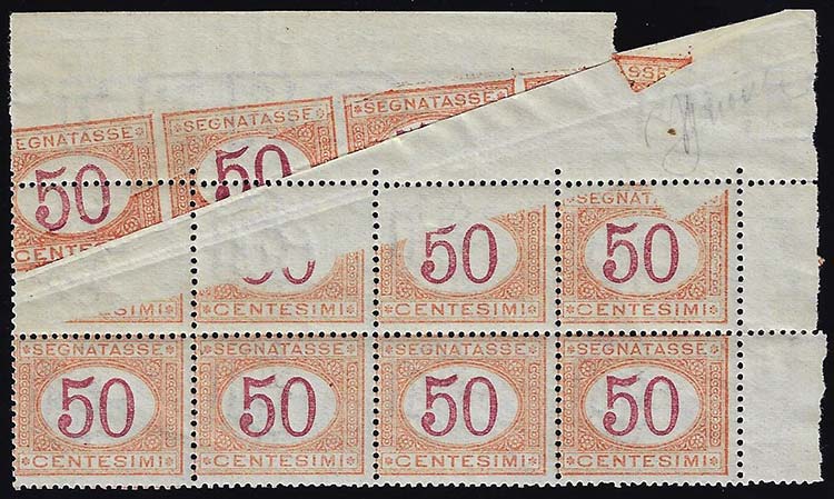 1890 - 50 cent. arancio e ... 