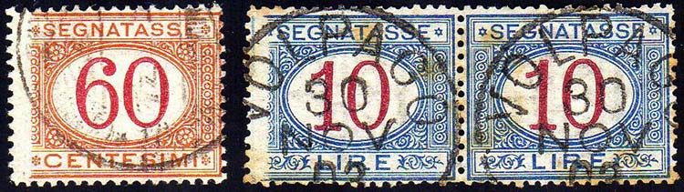 1890 - 60 cent. arancio e ... 