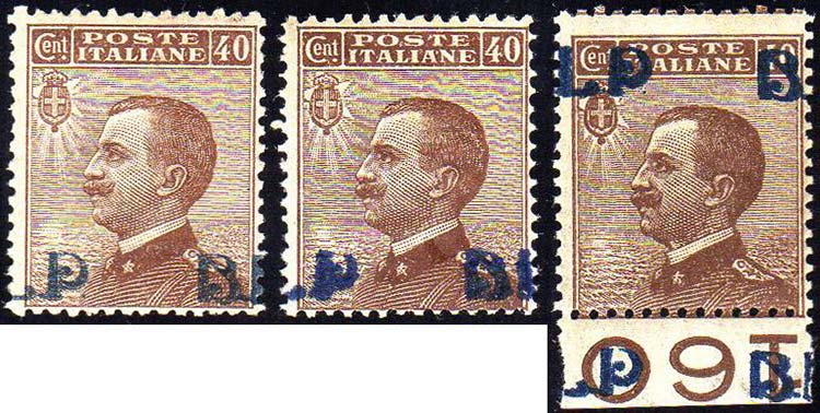 1921 - 40 cent. soprastampa BLP ... 