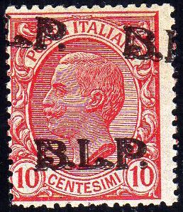 1923 - 10 cent. soprastampa BLP ... 