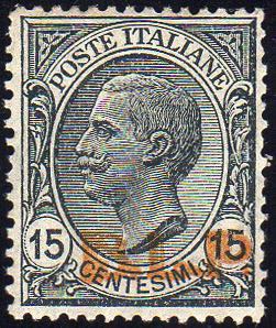 1923 - 15 cent. Leoni, soprastampa ... 