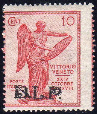 1922 - 10 cent. Vittoria, ... 