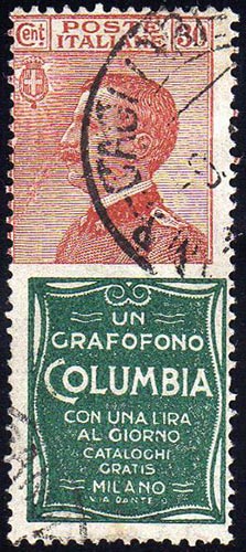 1924 - 30 cent. Columbia, vignetta ... 