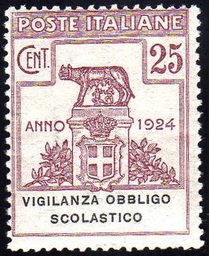 VIGILANZA OBBLIGO SCOLASTICO 1924 ... 