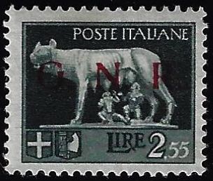 1943 - 2,55 lire soprastampa ... 