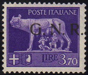 1943 - 3,70 lire soprastampa ... 