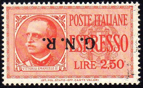 1943 - 2,50 lire soprastampa ... 