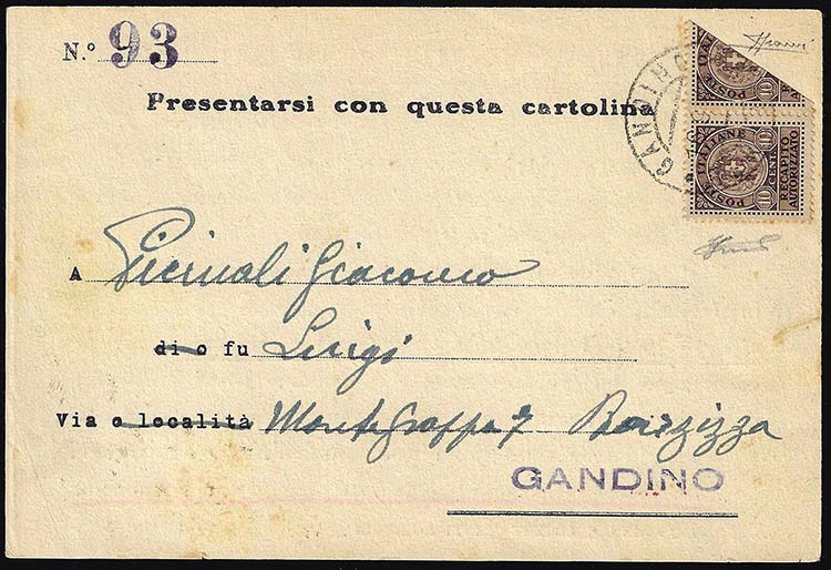 1944 - 10 cent. (Regno 3), ... 