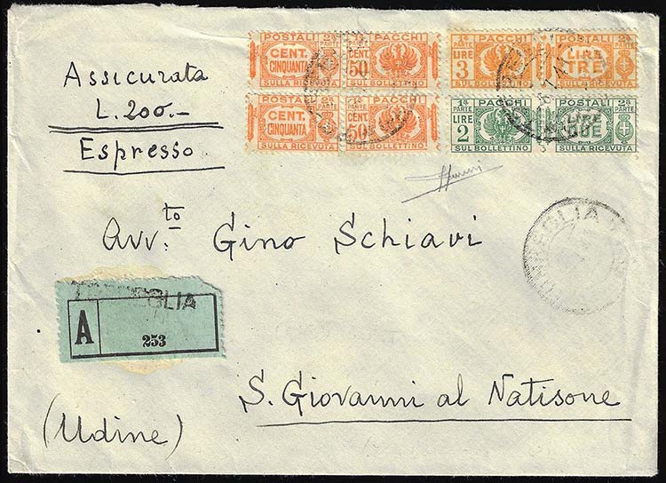 1944 - 3 lire, 2 lire verde e 50 ... 