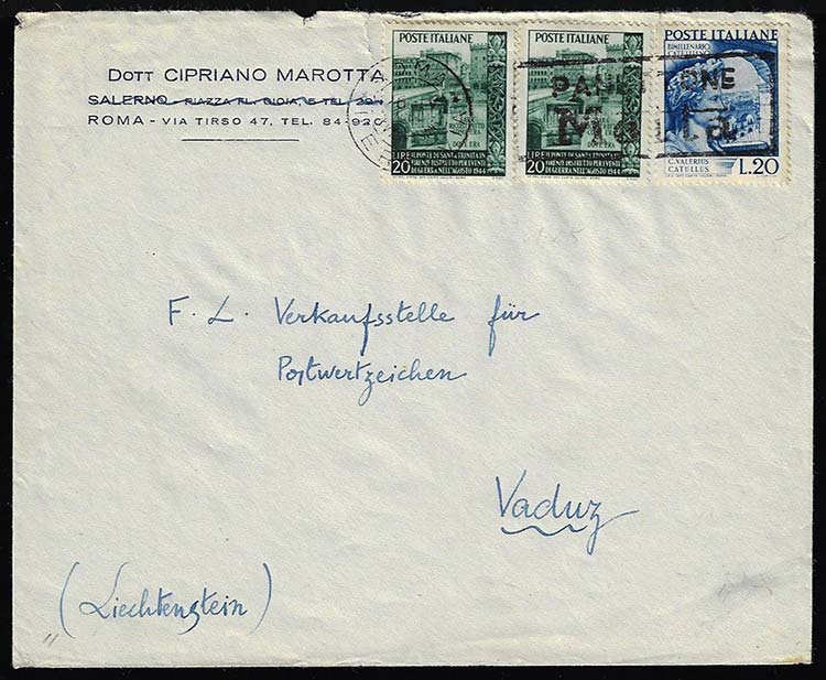 1950 - 20 lire Ponte Trinità, due ... 