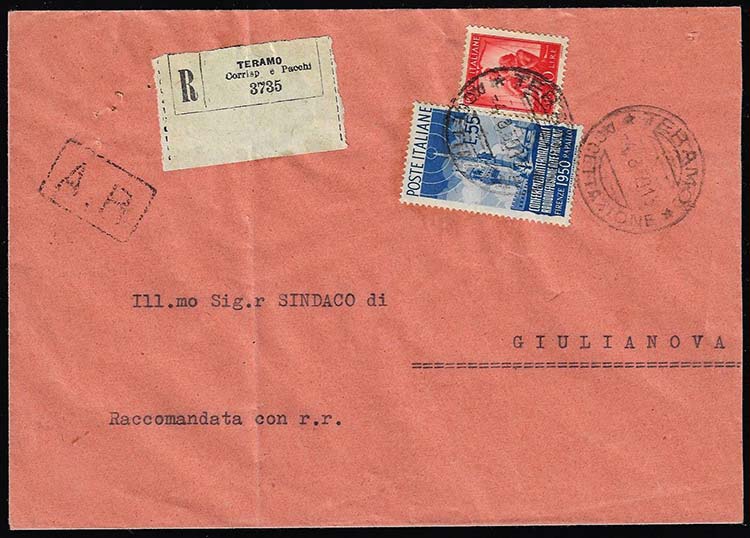 1950 - 55 lire Radiodiffusione, 10 ... 