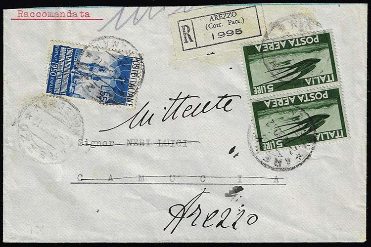 1950 - 55 lire Radiodiffusione, 5 ... 