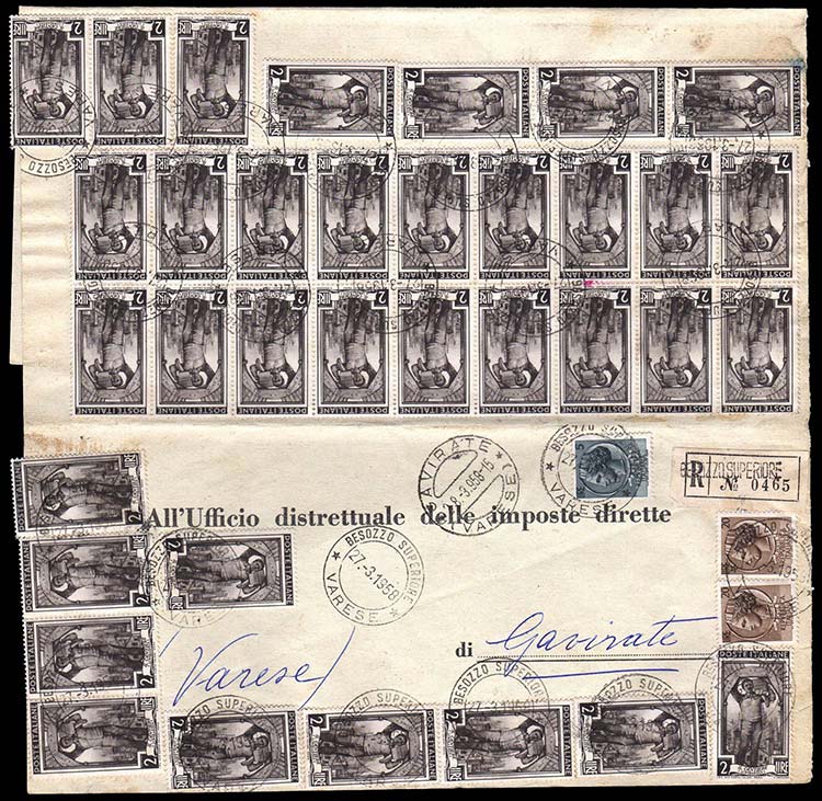 1958 - 2 lire Lavoro, filigrana ... 