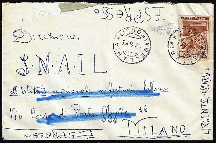 1956 - 100 lire Lavoro, ricomposto ... 