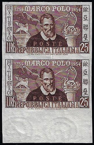 1954 - 25 lire lire Marco Polo, ... 
