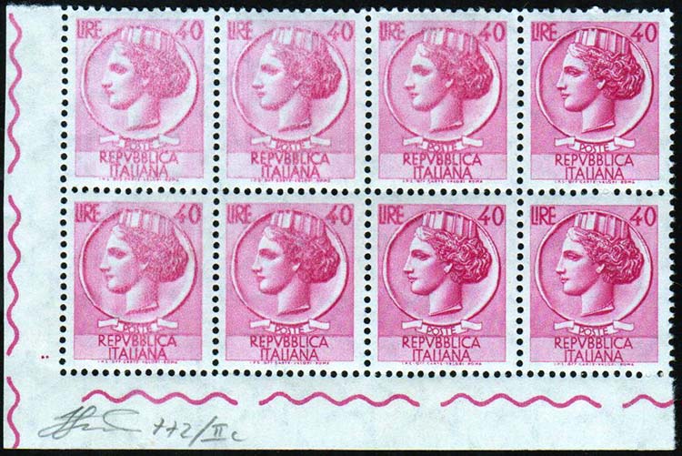 1955 - 40 lire Siracusana, ... 