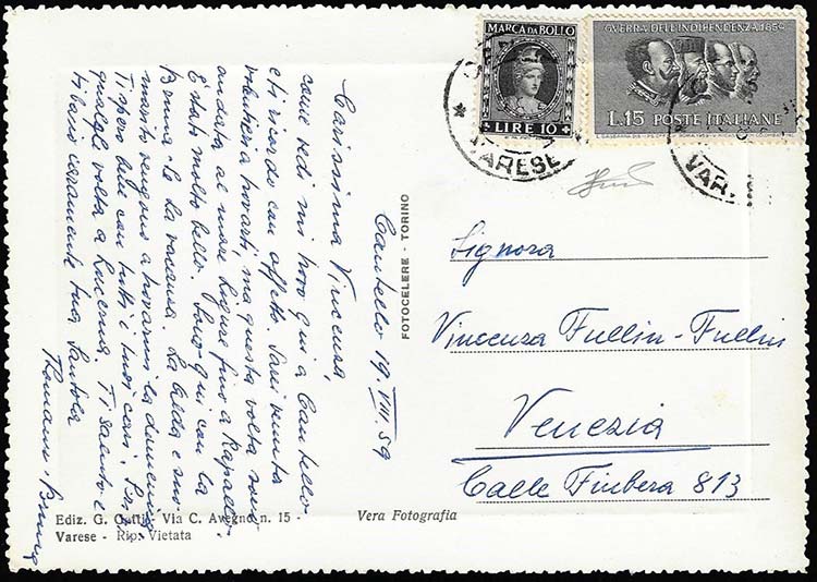 1959 - 15 lire II Guerra ... 