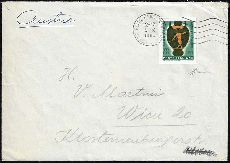 1963 - 70 lire Giochi del ... 