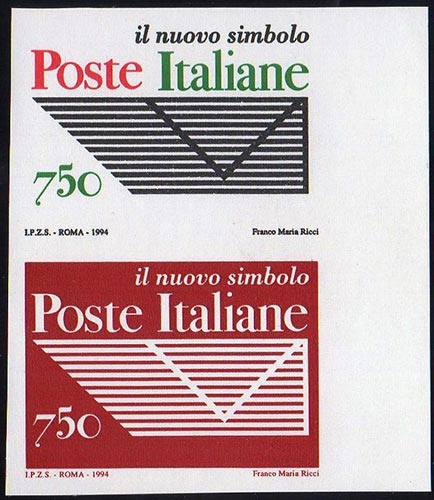 1994 - 750 + 750 lire Poste ... 