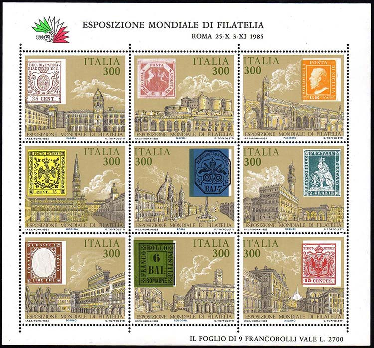 1985 - 300 lire Italia 85, ... 