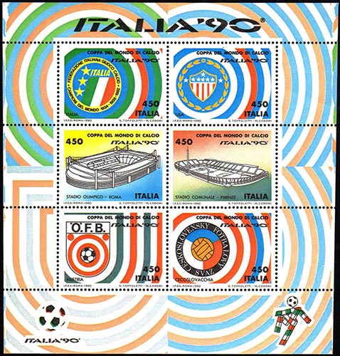 1990 - 450 lire Italia 90, ... 