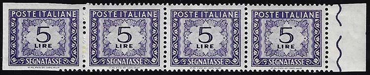 1962 - 5 lire filigrana stelle IV, ... 