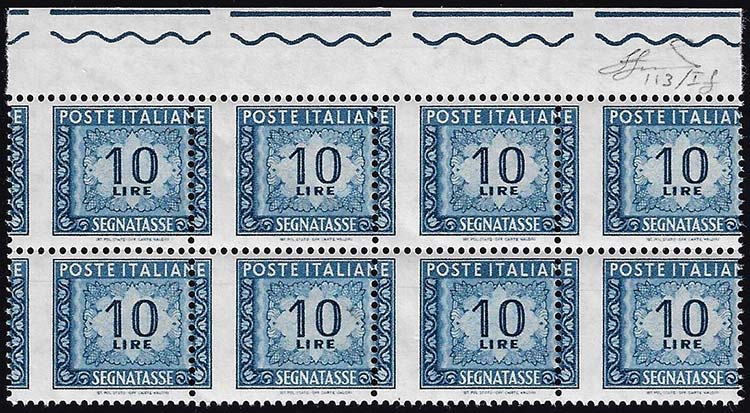 1955 - 10 lire, filigrana stelle, ... 