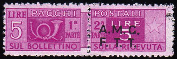 PACCHI POSTALI 1947 - 5 lire ... 