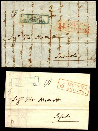 FINALE DI MODENA, cartella azzurra ... 