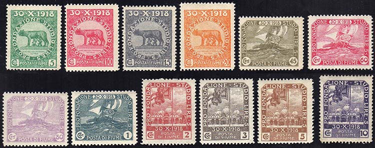 FIUME 1919 - Plebiscito, serie ... 