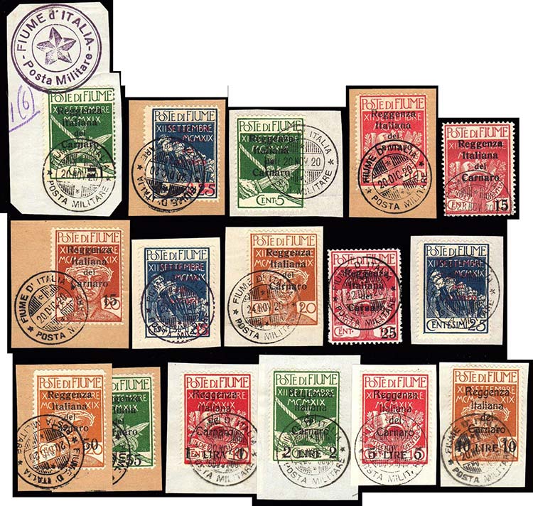 FIUME 1920 - Soprastampati ... 